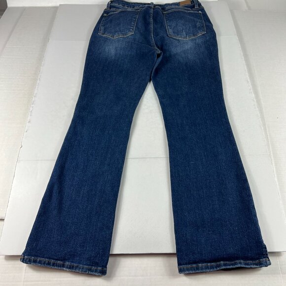 Judy Blue Jeans Women's 32x28* High Rise Slim Boot Cut Blue Stretch Denim Tag 32 - Picture 9 of 16